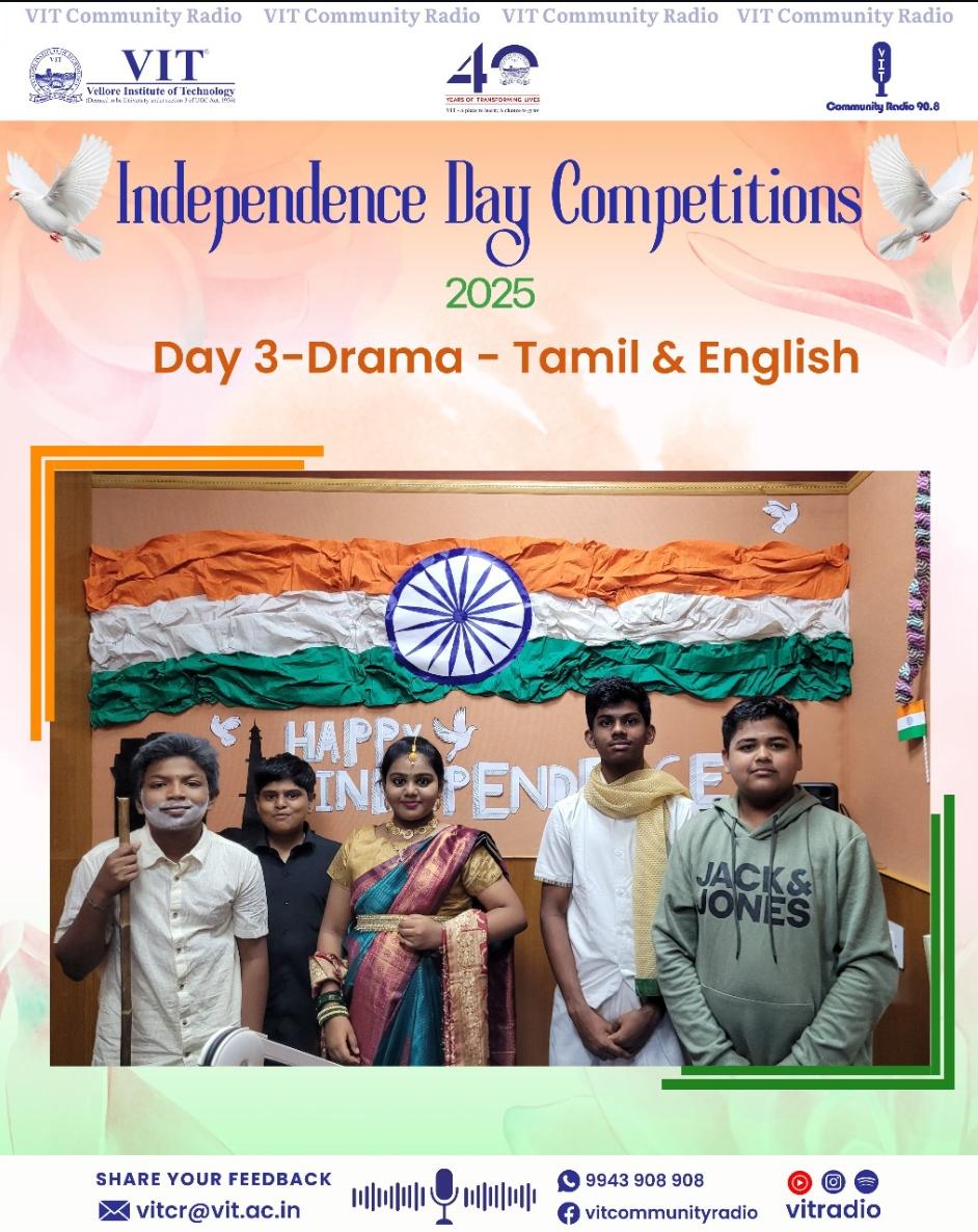 Day 3 โ Drama (Tamil & English)